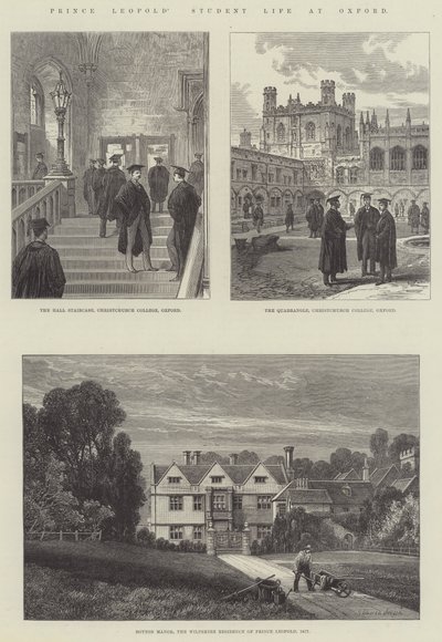 Prins Leopolds Studentenleven in Oxford door James Burrell Smith